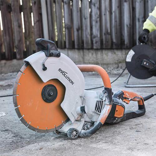Diamantová pila EVO R300DCT+ a 2x diamantový kotouč EVO PREMIUM a MULTI 305mm